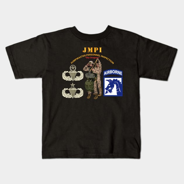 JMPI - XVIII Airborne Corps - Sky Dragons Kids T-Shirt by twix123844